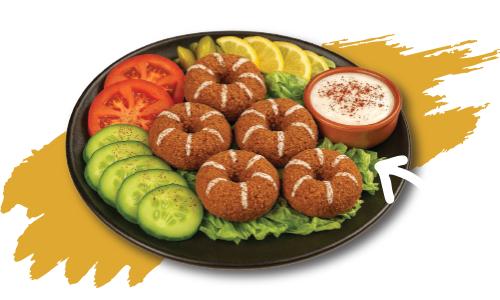 Falafel-Teller