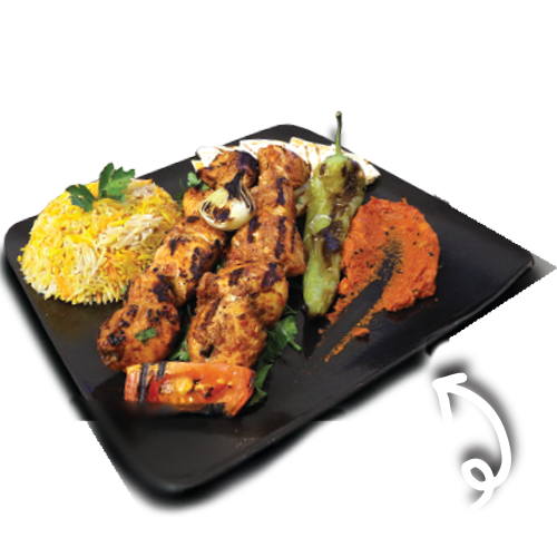Shish-Tavuk-Spieß Shish-Tavuk-Spieß