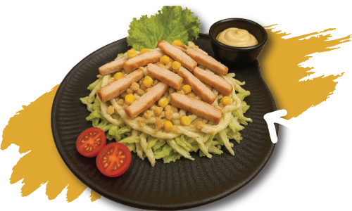 Caesar-Salat mit Hähnchen