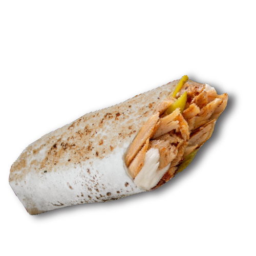 Sandwich Schawarma mit Hähnchen Sandwich Schawarma mit Hähnchen